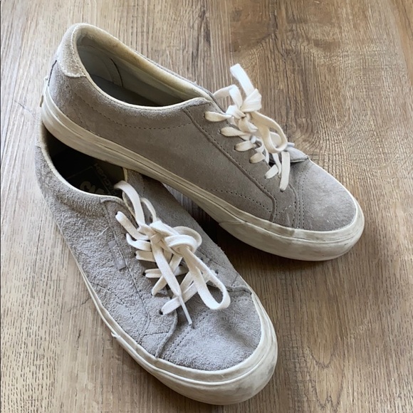 grey suede vans womens